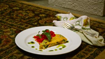 Asparagus and Smoked Salmon Frittata